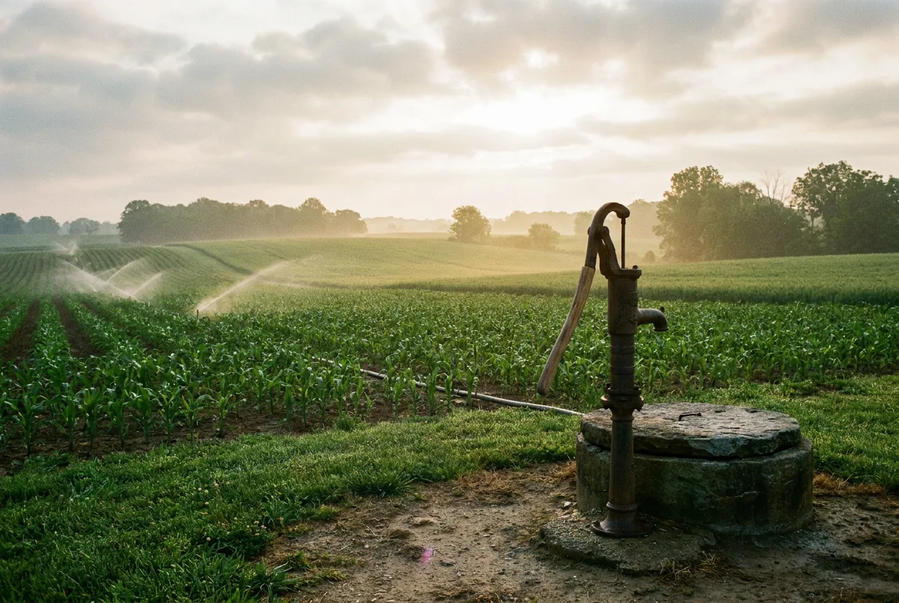 Nitrati nell'acqua del rubinetto: pozzo e campo agricolo, origine agricola